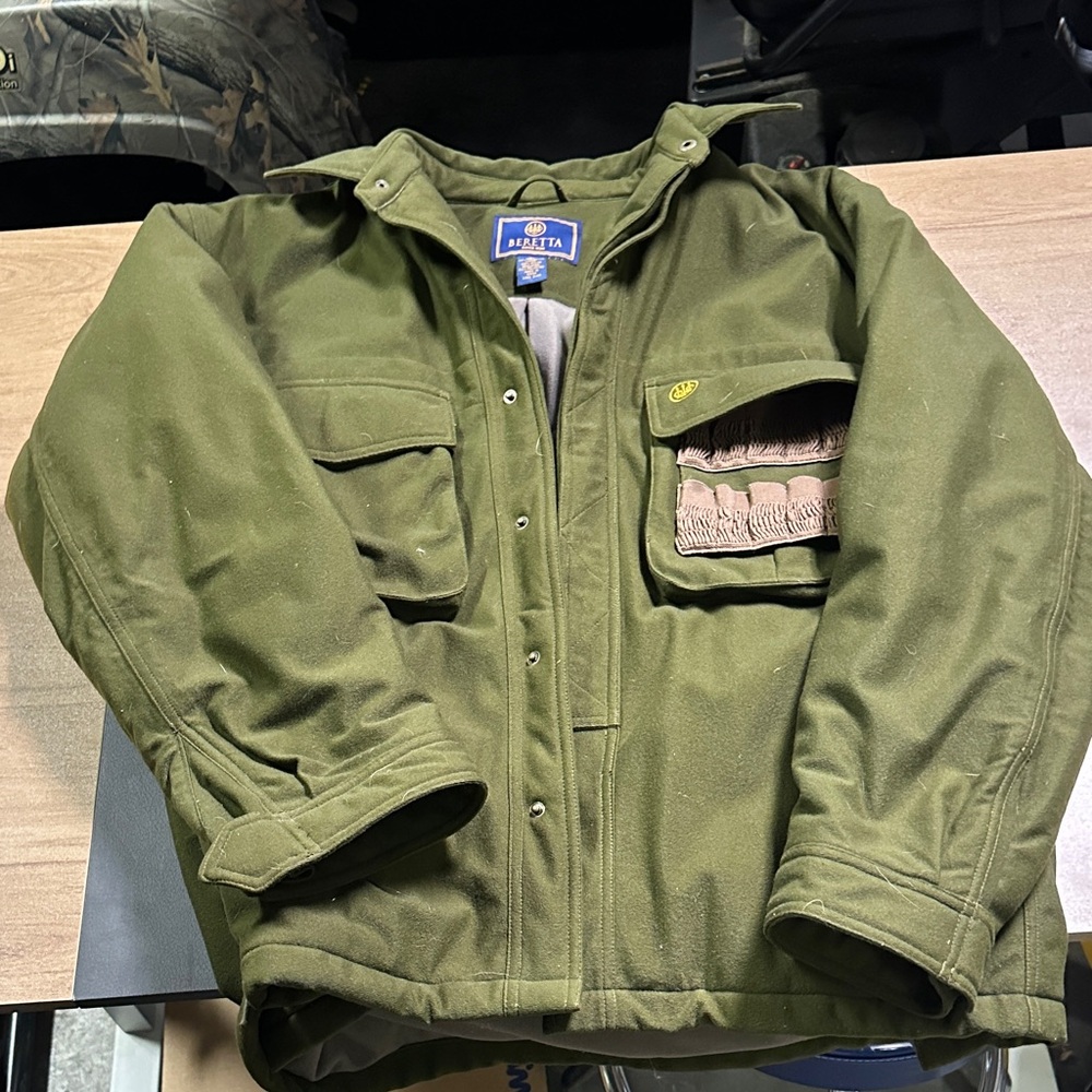 Beretta Men's Military Field Jacket - Olive Green